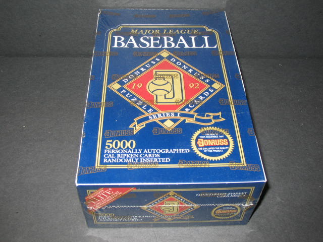 1992 Donruss Baseball Series 1 Box
