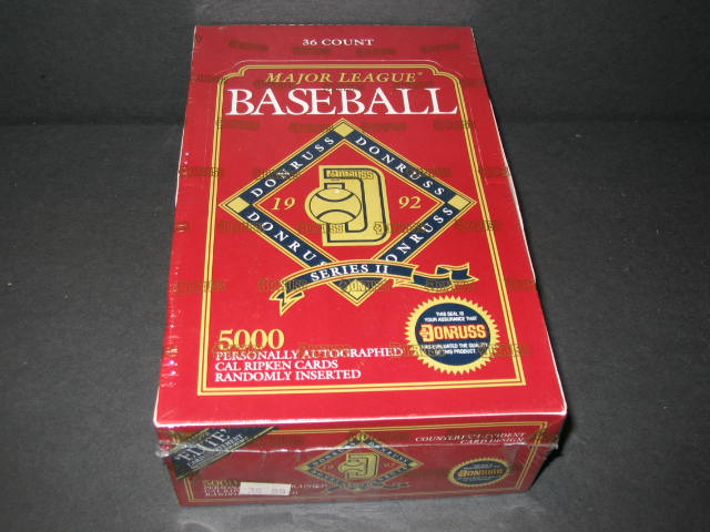 1992 Donruss Baseball Series 2 Box