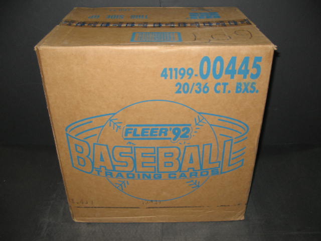 1992 Fleer Baseball Case (20 Box)