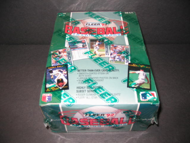 1992 Fleer Baseball Box