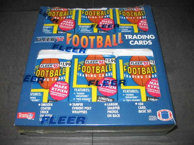 1992 Fleer Football Jumbo Box
