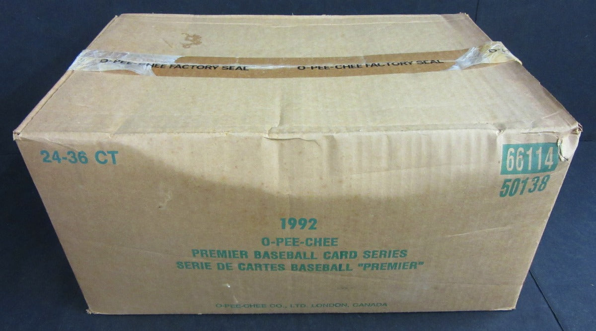 1992 OPC O-Pee-Chee Premier Baseball Case (24 Box)