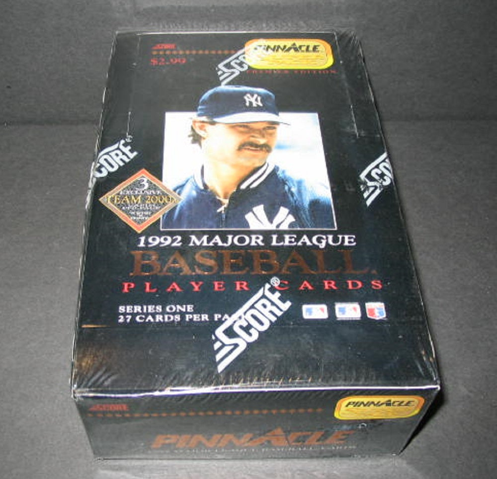 1992 Pinnacle Baseball Series 1 Jumbo Box (24/27)