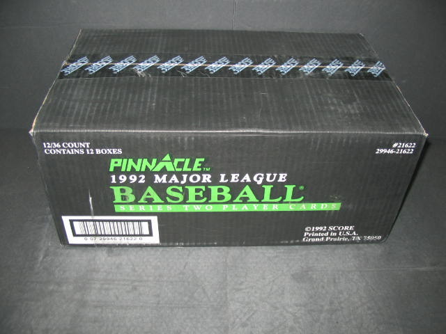 1992 Pinnacle Baseball Series 2 Case (12 Box)