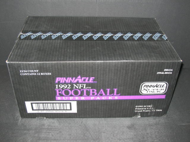 1992 Pinnacle Football Jumbo Case (12 Box)