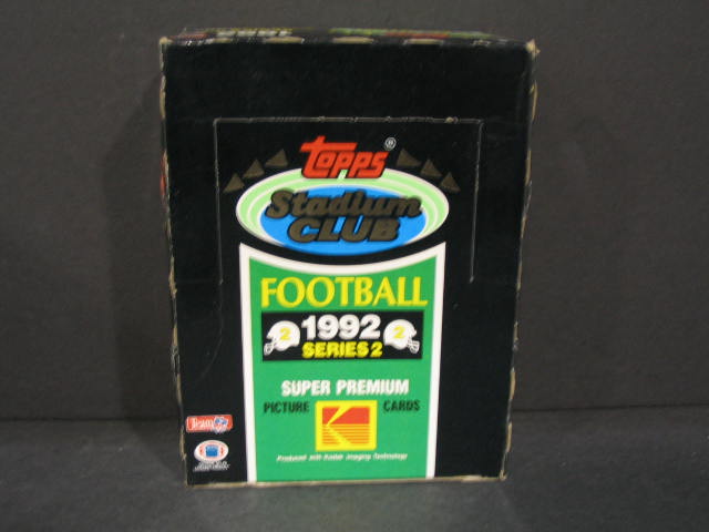 1992 Topps Stadium Club Football Series 2 Box