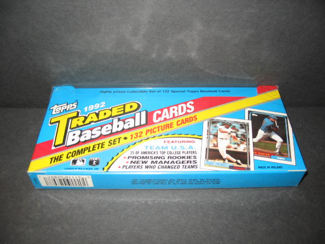 1992 Topps Baseball Traded Factory Set (Flat)