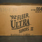 1992 Fleer Ultra Baseball Series 2 Case (20 Box) (00454)
