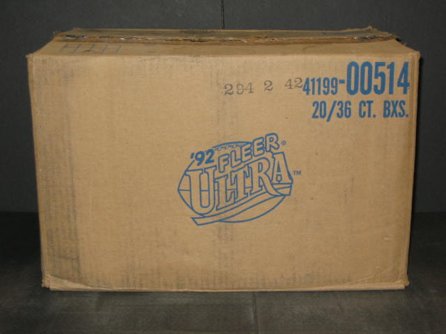1992 Fleer Ultra Football Case (20 Box)