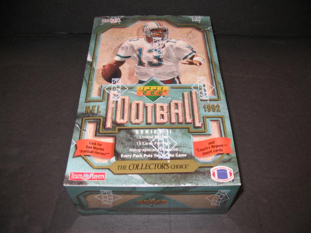 1992 Upper Deck Football Series 2 Box (Hobby)