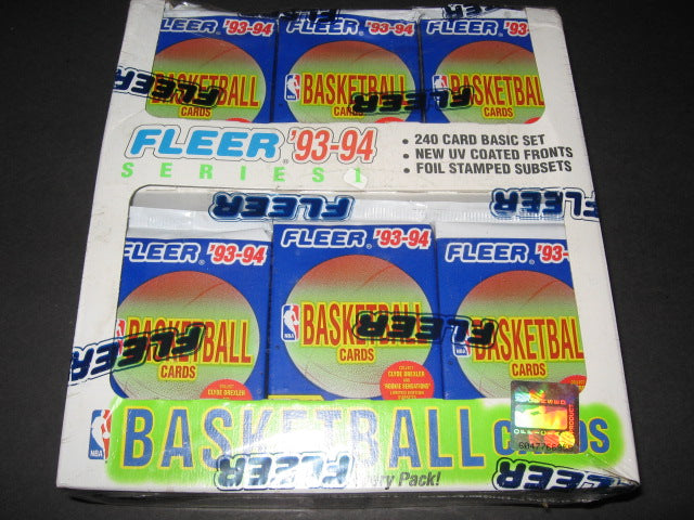 1993/94 Fleer Basketball Series 1 Jumbo Box (24/29)