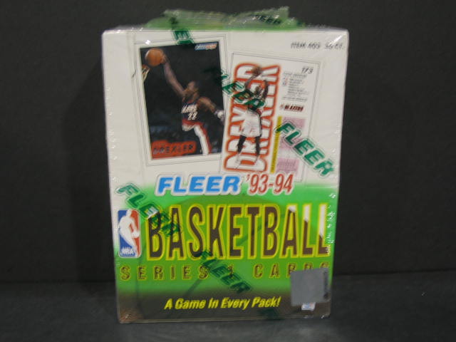 1993/94 Fleer Basketball Series 1 Box