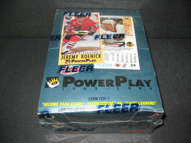 1993/94 Fleer Power Play Hockey Series 1 Box