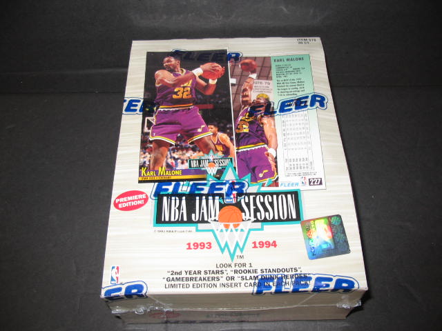 1993/94 Fleer Jam Session Basketball Box