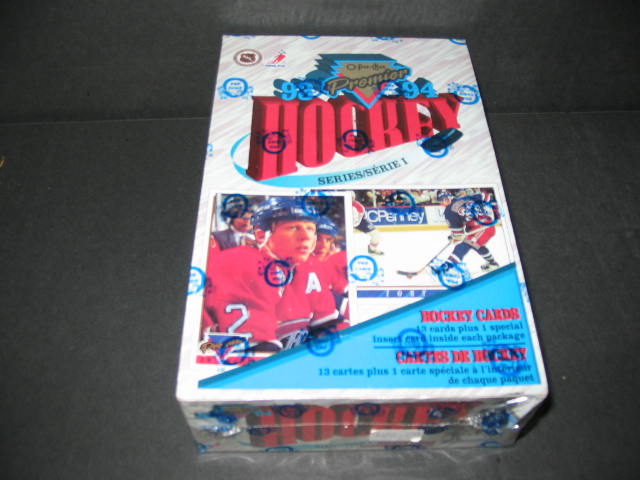 1993/94 OPC O-Pee-Chee Premier Hockey Series 1 Box