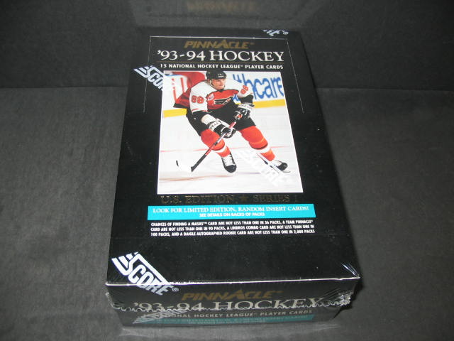1993/94 Pinnacle Hockey Series 1 Box (U.S.)