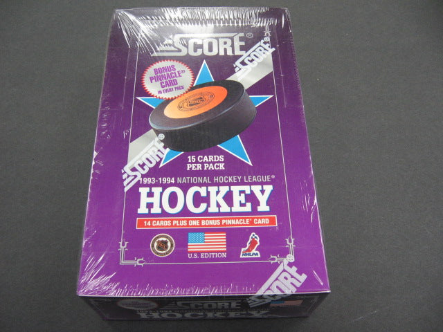 1993/94 Score Hockey Series 1 Box (U.S.)