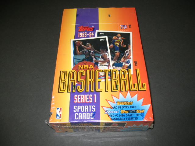 1993/94 Topps Basketball Series 1 Box