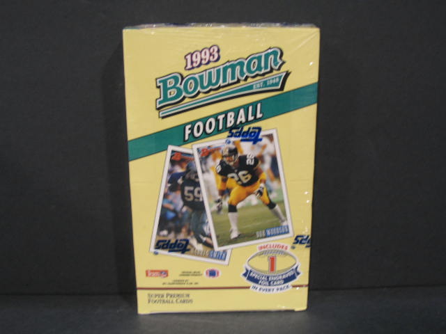 1993 Bowman Football Box