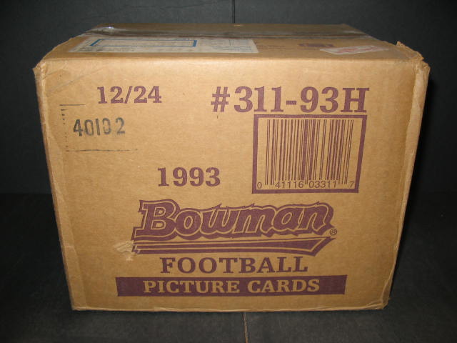 1993 Bowman Football Case (Hobby) (12 Box)