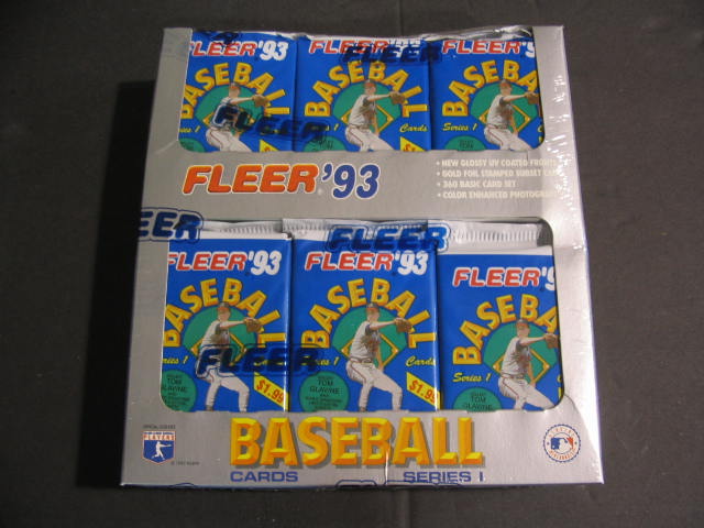 1993 Fleer Baseball Series 1 Jumbo Box