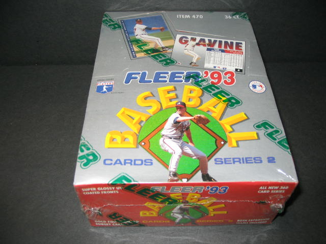 1993 Fleer Baseball Series 2 Box