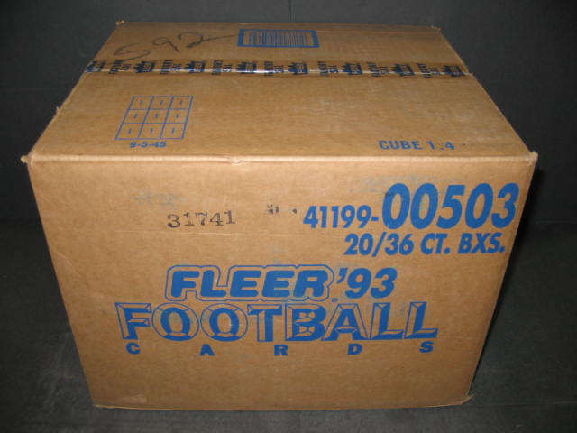 1993 Fleer Football Case (20 Box)