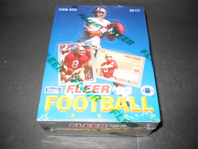 1993 Fleer Football Box