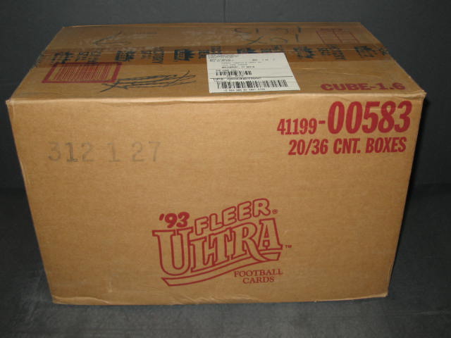 1993 Fleer Ultra Football Case (20 Box)