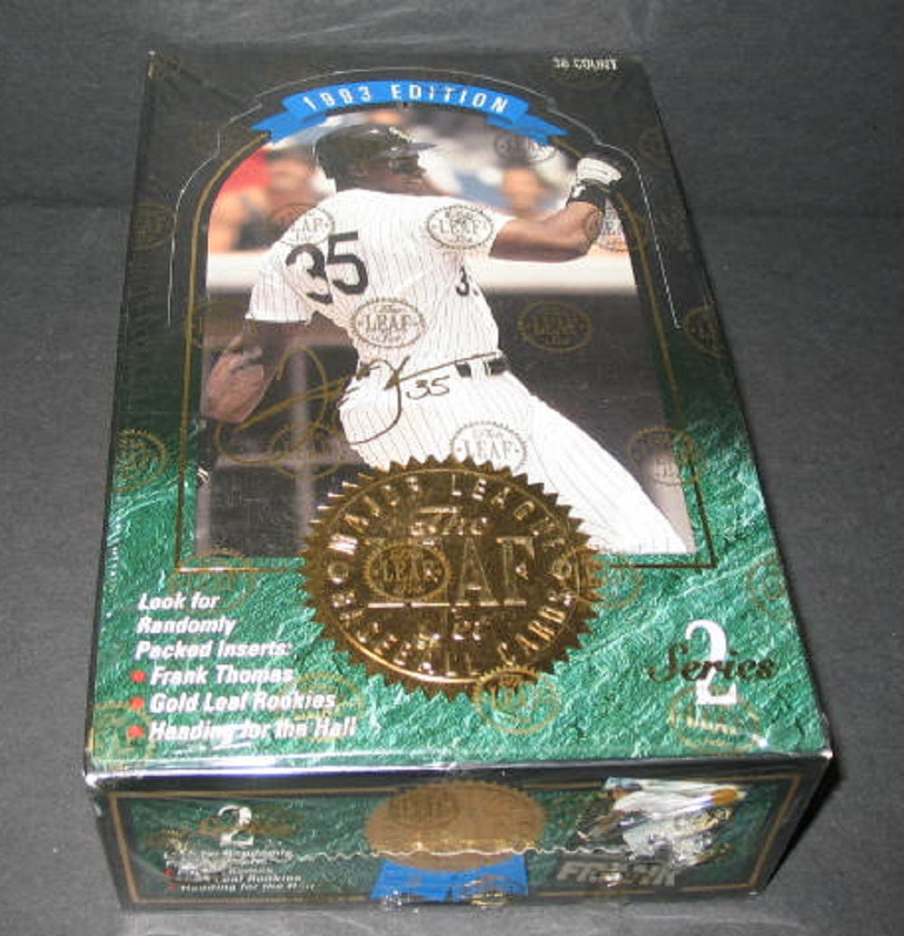 1993 Leaf Baseball Series 2 Box