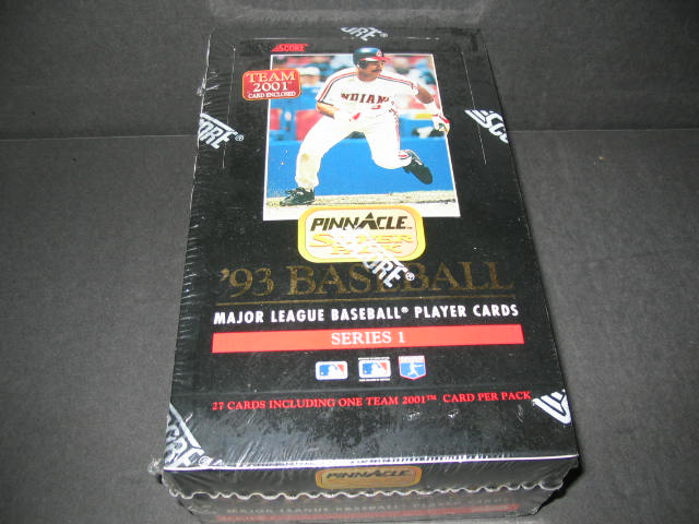 1993 Pinnacle Baseball Series 1 Jumbo Box