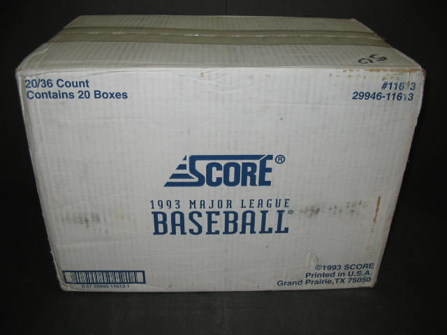 1993 Score Baseball Case (20 Box)