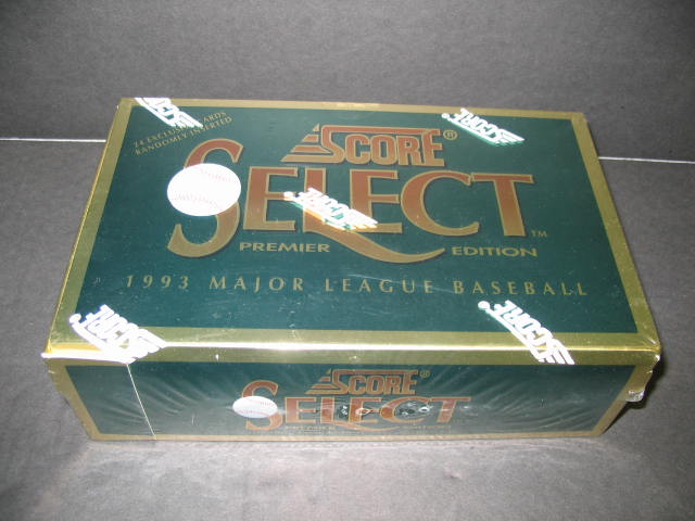 1993 Score Select Baseball Box
