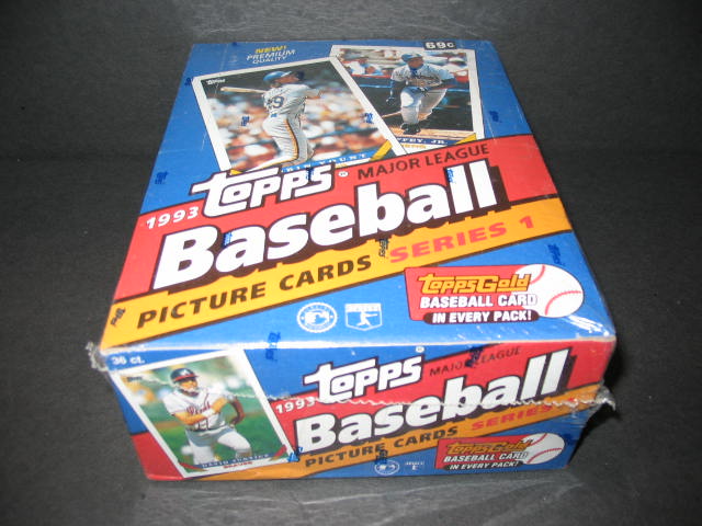 1993 Topps Baseball Series 1 Box
