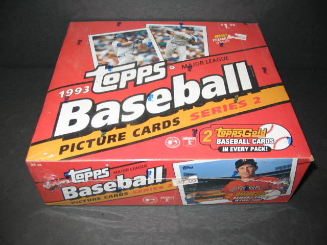 1993 Topps Baseball Series 2 Cello Box