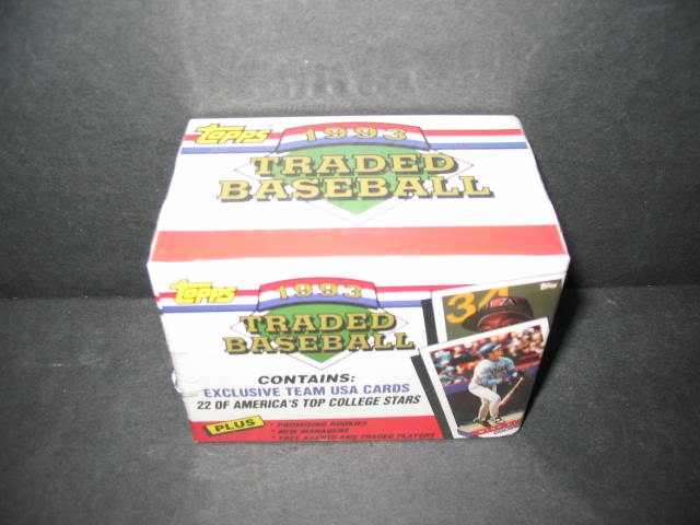 1993 Topps Baseball Traded Factory Set
