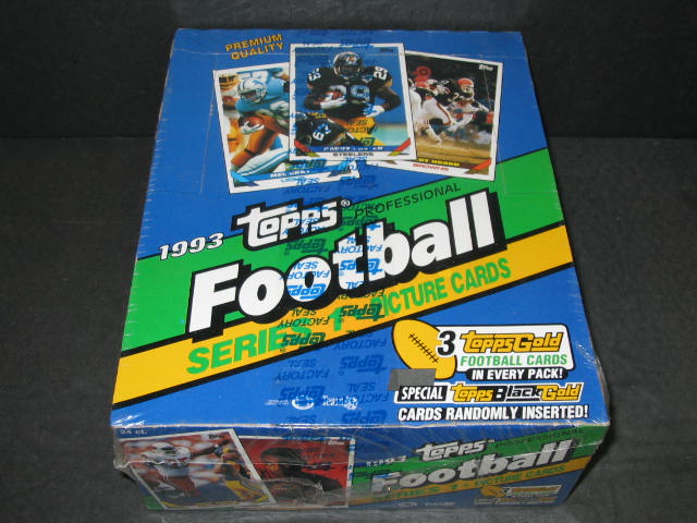 1993 Topps Football Series 1 Rack Box