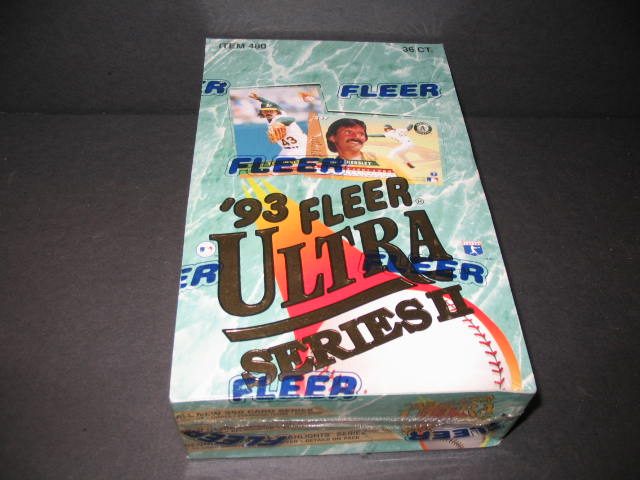 1993 Fleer Ultra Baseball Series 2 Box