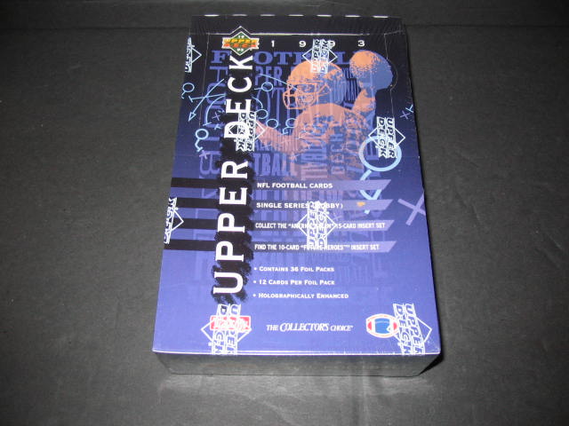 1993 Upper Deck Football Box (Hobby)