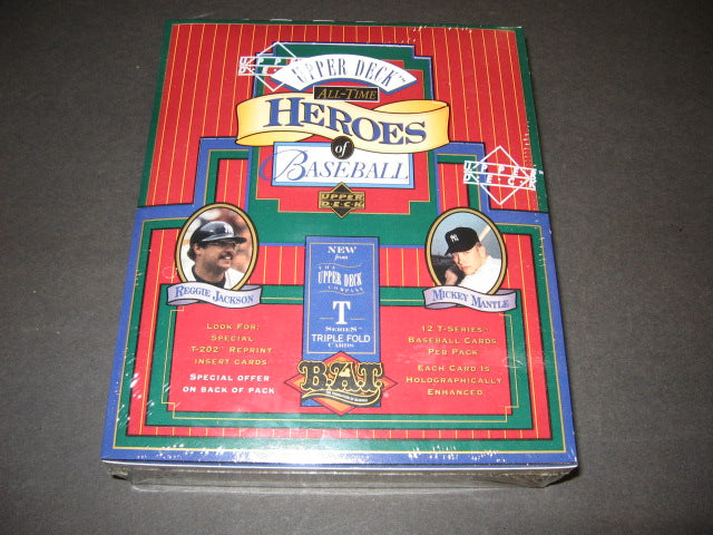 1993 Upper Deck Baseball All Time Heroes Box