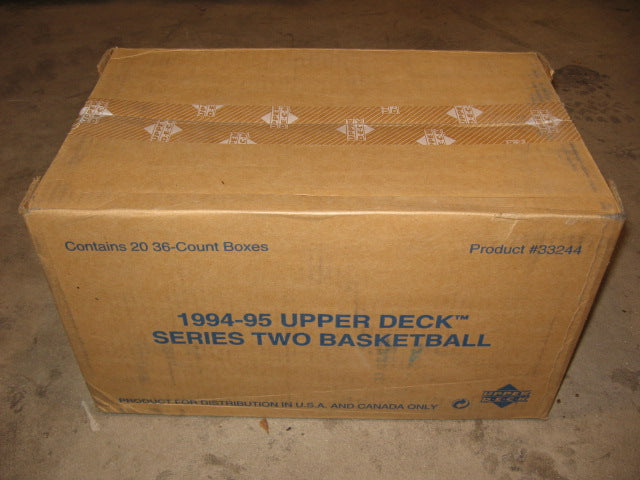 1994/95 Upper Deck Basketball Series 2 Case (Hobby) (20 Box)