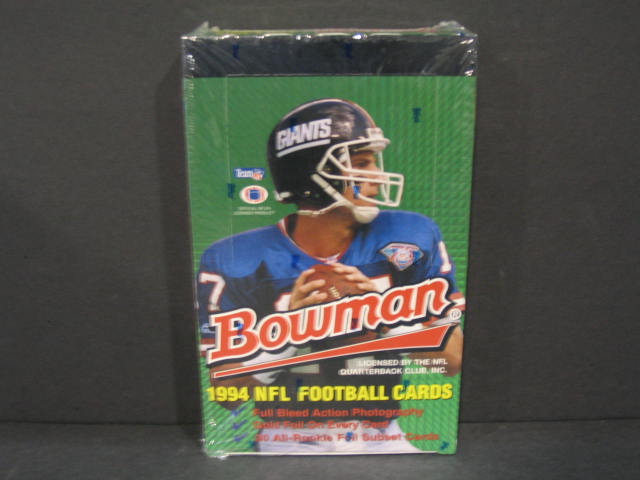 1994 Bowman Football Box