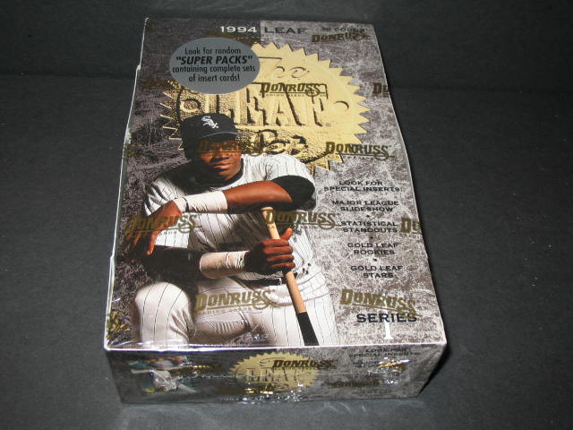 1994 Leaf Baseball Series 1 Box (Hobby) (36/12)