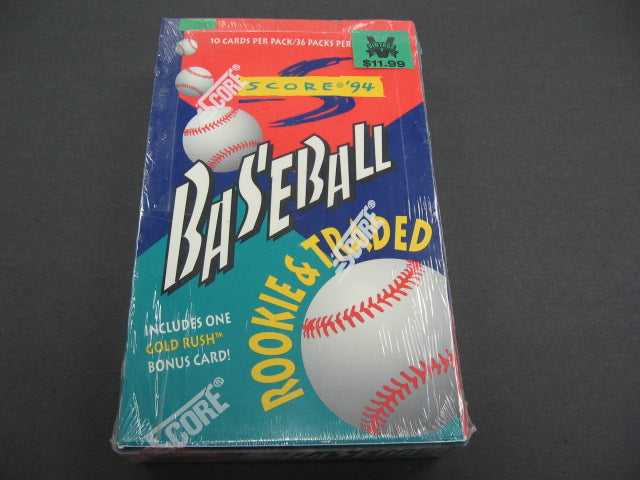 1994 Score Baseball Rookie & Traded Box (Retail)