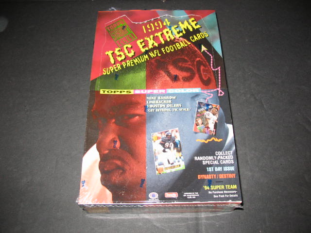 1994 Topps Stadium Club Football Series 1 Box (24/12)