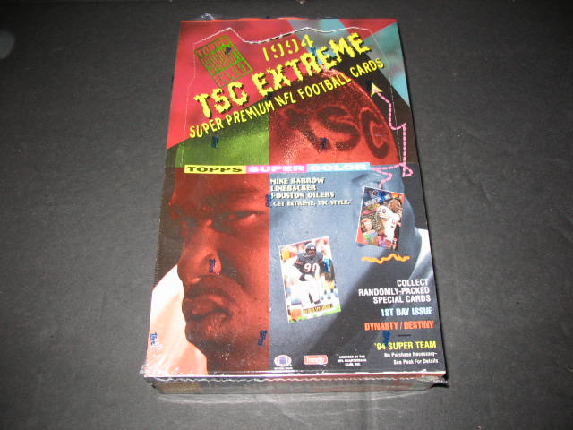 1994 Topps Stadium Club Football Series 1 Box