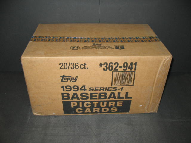 1994 Topps Baseball Series 1 Case (20 Box)