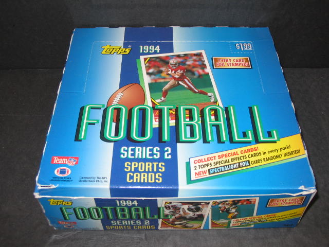1994 Topps Football Series 2 Cello Box