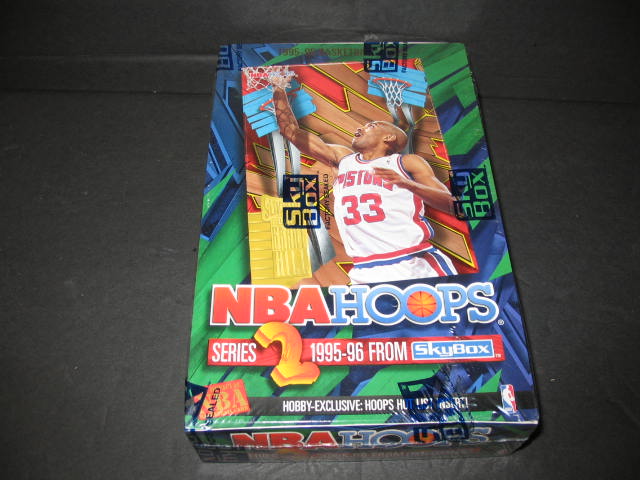 1995/96 Hoops Basketball Series 2 Box (Hobby)