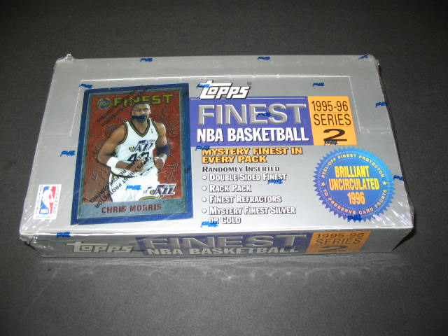 1995/96 Topps Finest Basketball Series 2 Box (Hobby)